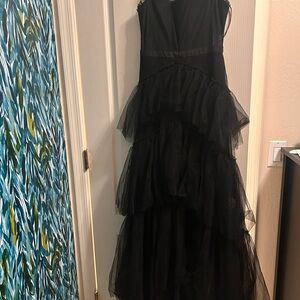 Betsy & Adam Classic Black Dress